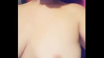 Hot milf shows off her tits