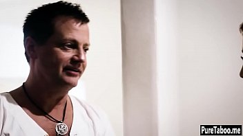 Naughty babe banged by a guy