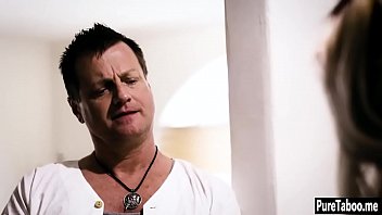 Naughty babe banged by a guy