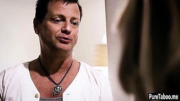 Naughty babe banged by a guy