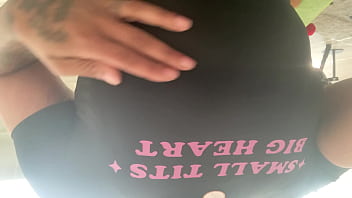 Small tits on a whore