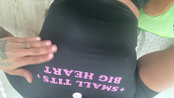 Small tits on a whore