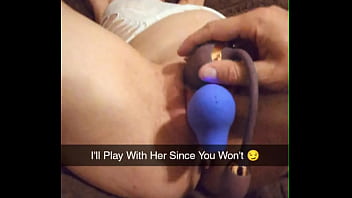 Neglected pregnant cumslut cheats & gets creampied on snapchat