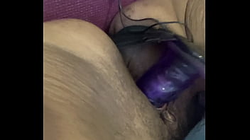 Strap on wearing ebony