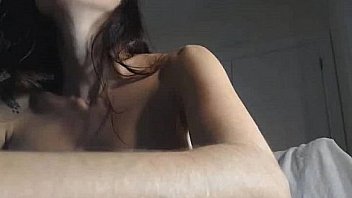 Girl fucks her asshole with a big dildo