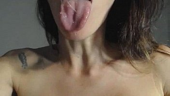 Girl fucks her asshole with a big dildo