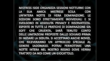 Le due mistress eseguono una lunga e sofferta dominazione su