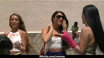 Tight teen fucks a man in front of the camera for cash 12