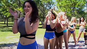 Four volleyball fingers in the pussy