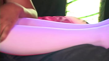 White bondage blonde babe gets her feet tied and fucked