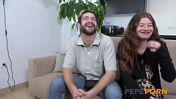 Lovely young couple makes their porn debut with creampie cloe and michel