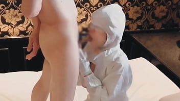 巨乳検査員の人妻の彼女が僕のペニスをフェラチオして精液検査する。home made amateur 個人撮影 kawasaki jk