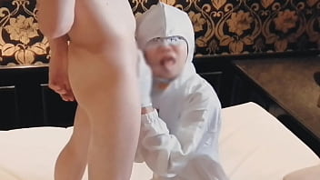 巨乳検査員の人妻の彼女が僕のペニスをフェラチオして精液検査する。home made amateur 個人撮影 kawasaki jk