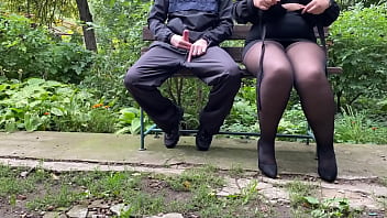 Son in law convinces mother in law to jerk off to her bra while her hubby is at work