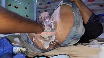 10hs de putaria na brisa com essa putinha sarada que queria voltar pra casa com o cu arrombado #fetiche #fistingpig #f