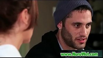 Sexy asian masseuse gives big pleasure sucking cock 26