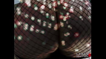 Thick & juicy – fishnet pawg twerk & strip show – ass bouncing like crazy 1080p landscape