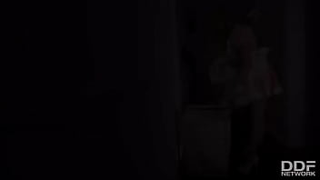 Infinite lecherous maid sucks mechanic's dick