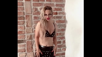 Sissy Cuculd While I Worship Her Goddess In Glasses And Latex thumbnail