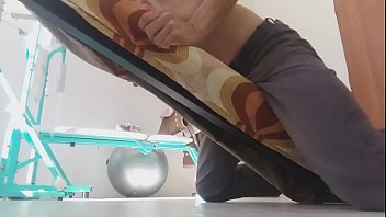 The Naked Man Is Playing With His Cock thumbnail