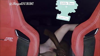 Talking to her boyfriend while she's climbing in my backseat