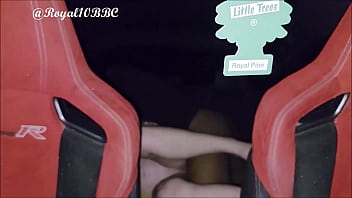 Talking to her boyfriend while she's climbing in my backseat