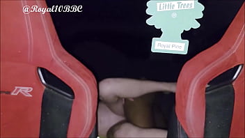 Talking to her boyfriend while she's climbing in my backseat