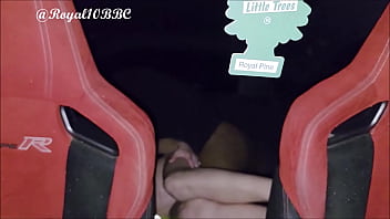 Talking to her boyfriend while she's climbing in my backseat