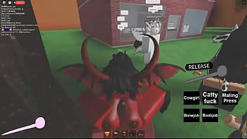 Chica demon trans folla a chica demon