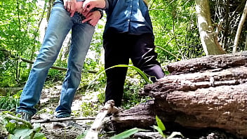 Flashing mother in law's ass on outdoor