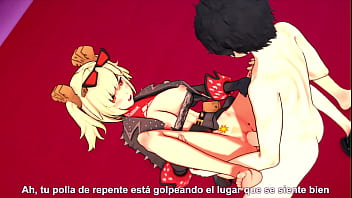 Burnice from zenless zone zero is going to break your desire with that ass Burnice from zenless zone zero is going to break your desire with that ass