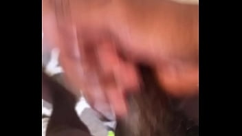 Juicy black dick being stroked