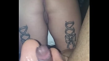 Wet foot play pussy view