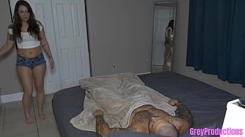 Possessed by my step brother's stalker and i fuck him