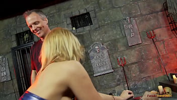 Domina has a significant genital arousal subsequent to the act of having her genitals sucked and entered