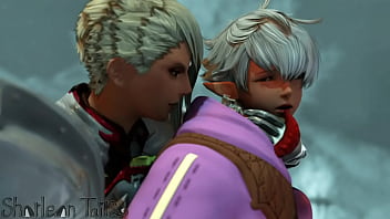 Ffxiv lucia stretches alisaie in the snow