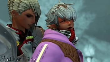 Ffxiv lucia stretches alisaie in the snow