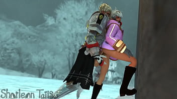 Ffxiv lucia stretches alisaie in the snow