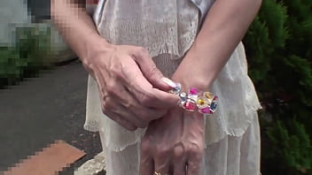 J granny chiyo yamabe shows off very hairy pussy all creampie soaked