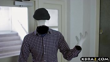 Huge tits wife fucks an invisible man with a gigantic cock Huge tits wife fucks an invisible man with a gigantic cock