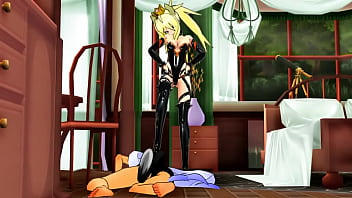 Bowsette foot worship