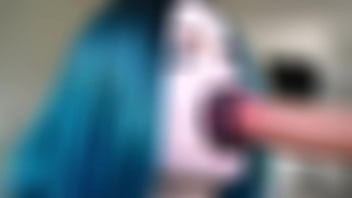 Goth girl lip pouting job custom