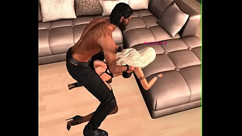 Breaking his slut wife's ass