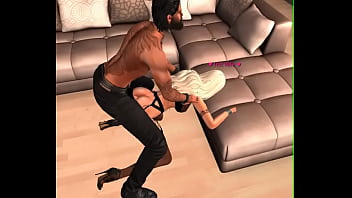 Breaking his slut wife's ass