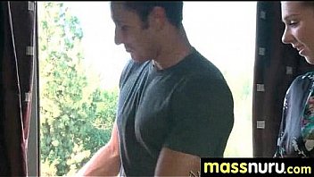 Naughty chick gives an amazing japanese massage 1