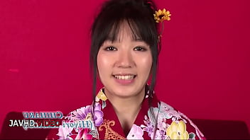 Silky kimono peels away for passionate asian encounter