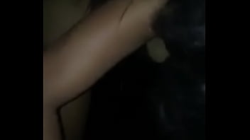 Latina slut sucking cock before gangbang