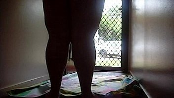 Masturbating front door