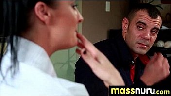 Nuru massage ends with a hot shower fuck 28