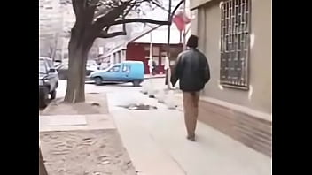 Amateur public street blowjob